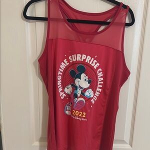 Disney Red Mickey Mouse Tank Top